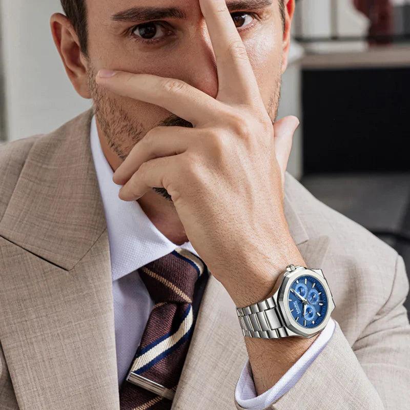 Stainless Steel Waterproof Watch for Men