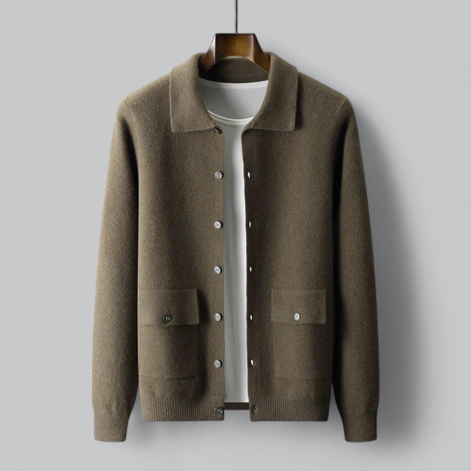 Naven | Fine Cashmere Cardigan Premium Polo Jacket