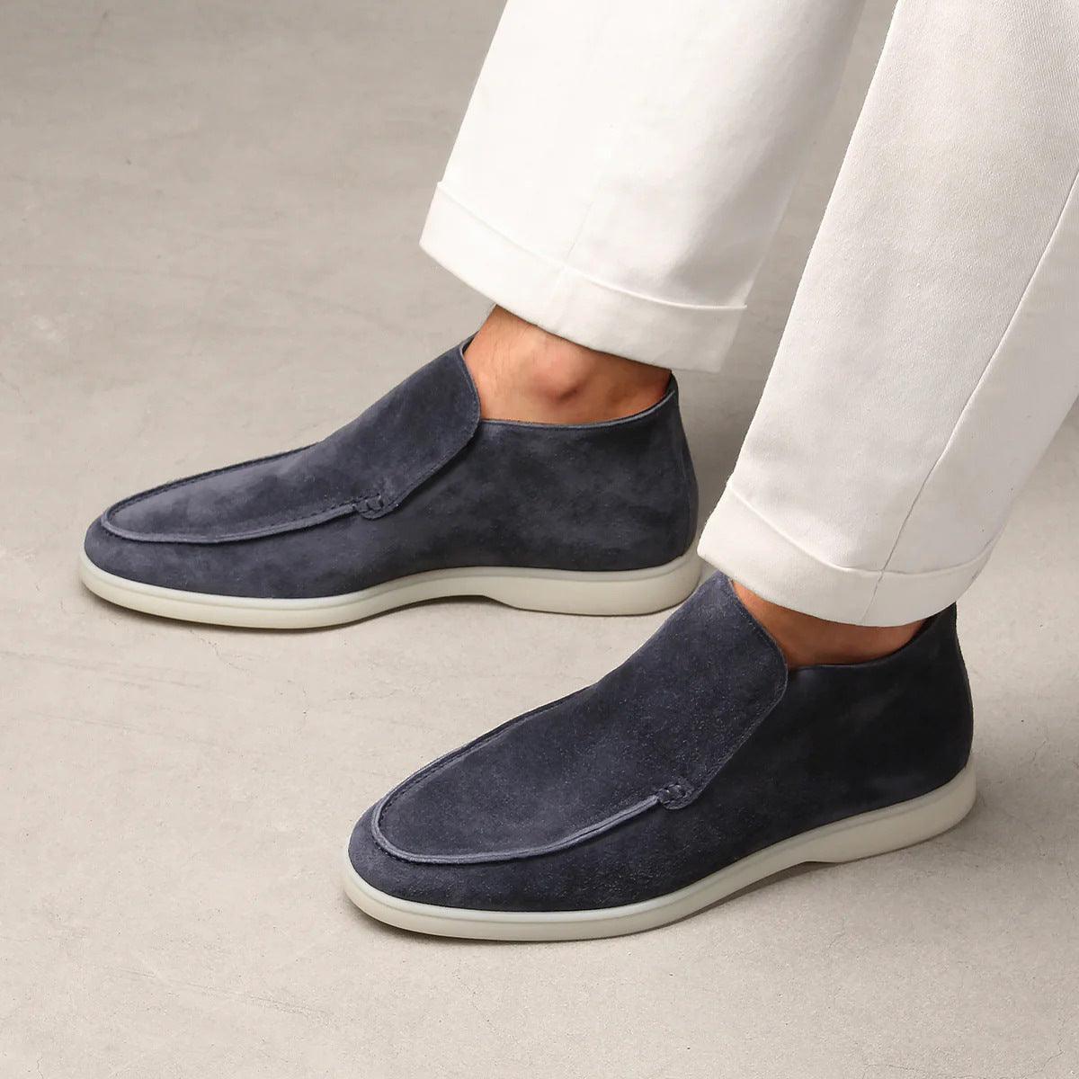 NAVEN HIGH SUEDE LOAFERS