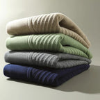 Men’s Pure Wool Knitted Cardigan – Casual Loose-Fit Sweater Coat