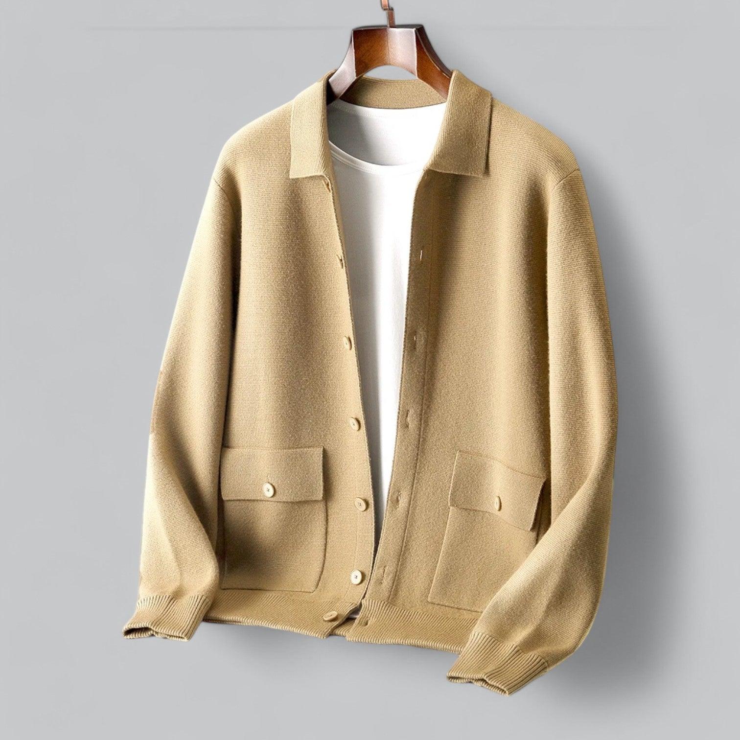 Naven | Fine Cashmere Cardigan Premium Polo Jacket