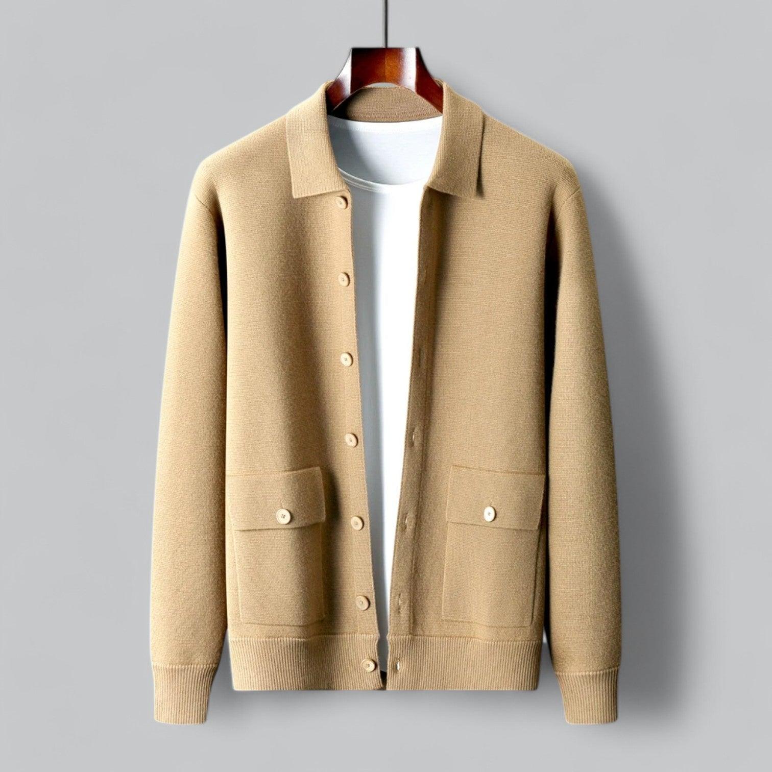 Naven | Fine Cashmere Cardigan Premium Polo Jacket
